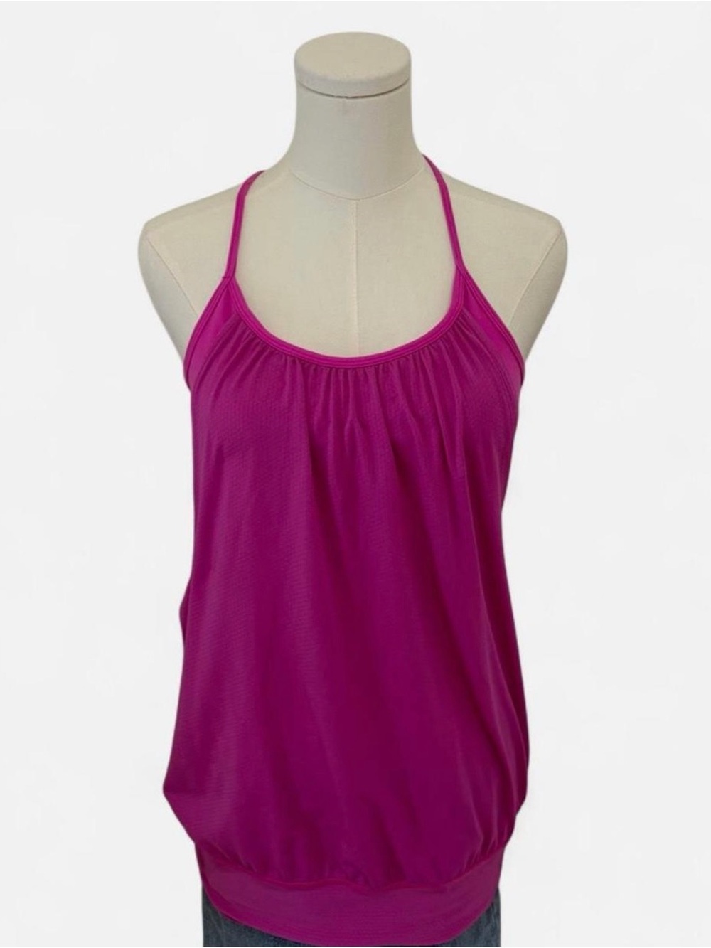 lululemon athletica Fuchsia/Pink Racerback Tank Top